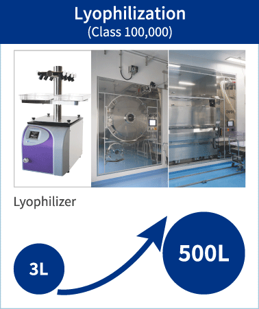 Lyophilization (Class 100,000)